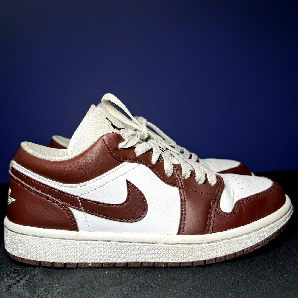 Size 8 - Wmns Nike Air Jordan 1 Low Bronze Eclipse Women's Shoes